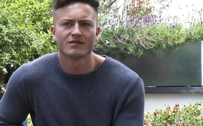 Straight young personal trainer from Britain shows his HOT Muscled Body