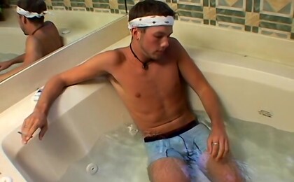 Christian Taylor Smoking in the Tub - Christian Taylor
