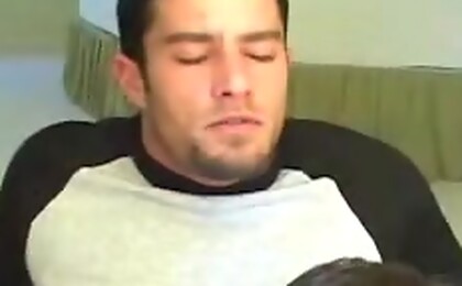 Horny Cody Cummings gets his dick sucked