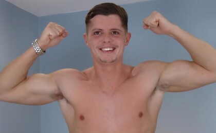 Young Straight Hunk Logan