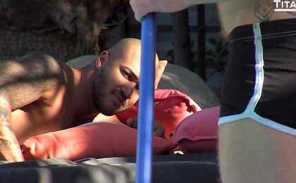Pool Service: Jason Vario pounds Bennett Anthony's fuckhole!