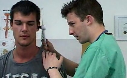 College boy gets molested by doctor.