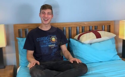 Straight Stud Returns & Pumps his Hole with Dildos & his Rocket Uncut Cock Cums Everywhere!