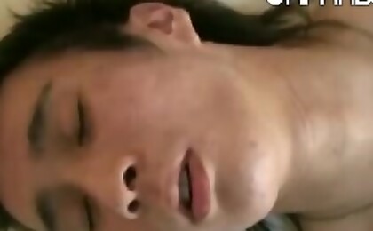 Fit Body Boy. Asian boy jacking off dick after short workout