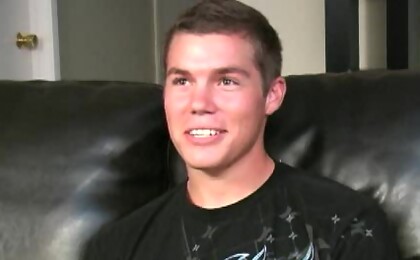 Str8 jock Cliff jacks off