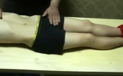 Cute Asian Slave Boy Stripped Naked