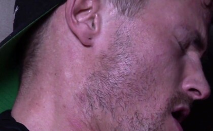 Rough Bloke Assfucked while Tugging his Cock