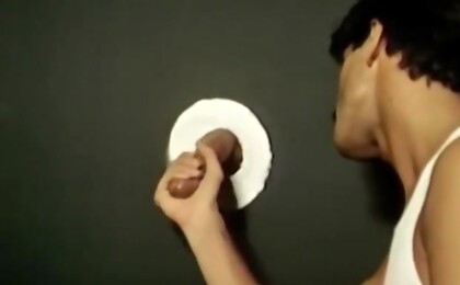 Trippy Glory Hole Scene from Vintage Gay Porn ROUGH CUT (1985)