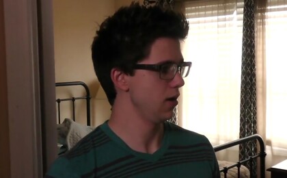 Brad Banks and will Braun - Cute Nerd Gets Ass Fucked