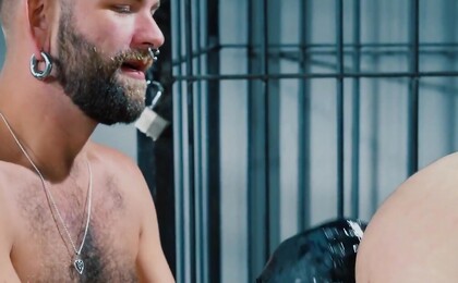 Inmate Josh Mikael Stuff's Pig's Hole with Fist