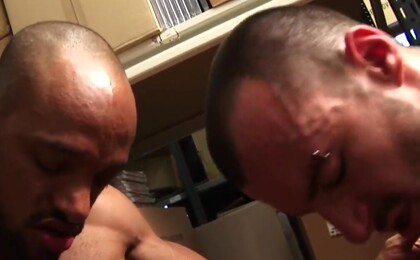 Rimmed Punk Assfucked during Threesome
