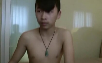 Big Uncut Cock Asian Boy Masturbation