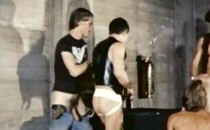 Val Martin & Group Action - Classic Gay BDSM Porn 10:30 P.M. MONDAY (1971)