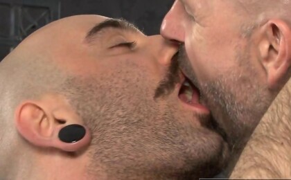 Dan Ryder is no stranger to younger men falling at his feet, opening their lips and begging for a taste of his stiff uncut cock.