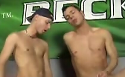 They stop talking and decide to get in hot three way action!
