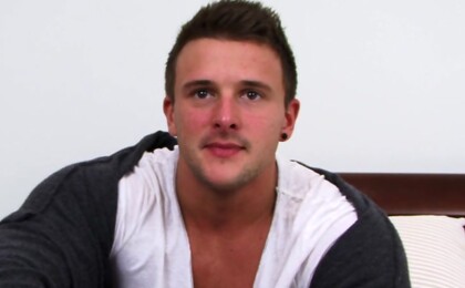 Hunky Straight Rugby Stud Drew Daniels gets Manhandled & Wanked to Cum Shot