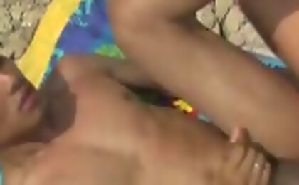 These frat boys enjoy the summer sun as they suck and fuck! 