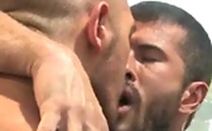 Adam then bends Francesco over a clay pot, & shoves his cock