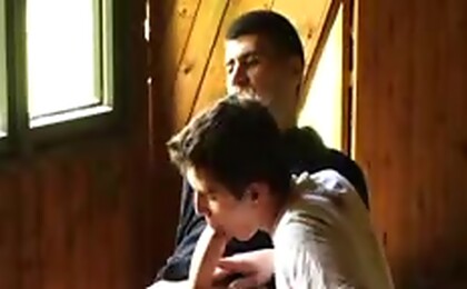 Cute gay has this passion for huge cock in his mouth & ass!