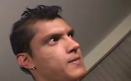 Amazing latino wanking his penis off after a hard day\\\'s work