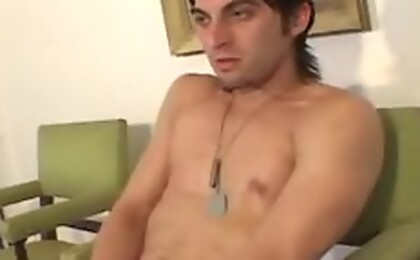 Hot dude wank off his cock untils he cums in this video ! 