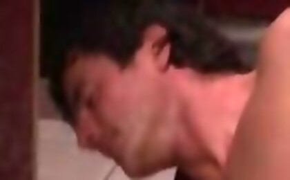 Guy suckin cock from gloryhole and fuck that other dude ! 