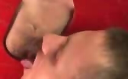 Hot gay dudes loves suckin some cocks trought the glory hole