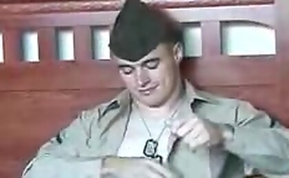 Handsome dude jerking his penis until an explosion of cum!