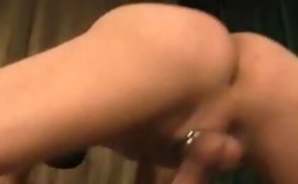 Veggie lover fucks an eggplant in this hot scene ! 