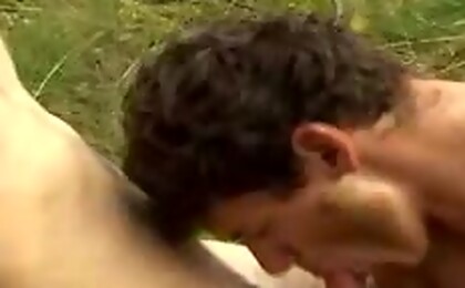 Outside action. Hungry army boys sucking and fucking hard.