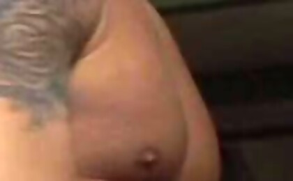 Handsome muscular stud enjoys himself at work and cum 