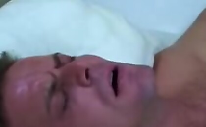 Two cute dudes enjoys sucking and ass fucking in the bed 