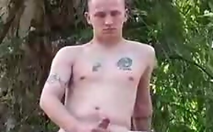 Cute teen twink in uniform having some solo jerking pleasure