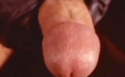 Guy in leather masturbates himself in a hot secret place 
