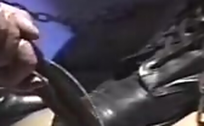 Prisoner of a strange dream with a group of black men cop! 