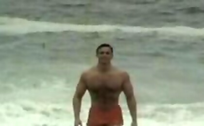 Very hot & athletic gay model poses for the camera naked