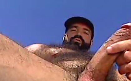 Horny guy posing and masturbating himself until he cums!
