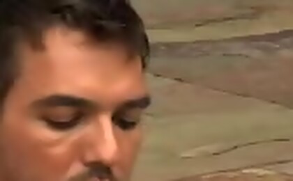 Intimate confidences and a stroking dick action for the fans
