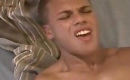 Brian fucks Ethan's ass from behind and shoots his milk!