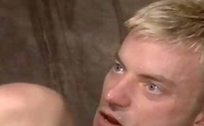 Wolfe shoves his huge cock up Price\\\'s ass, fucking him hard.