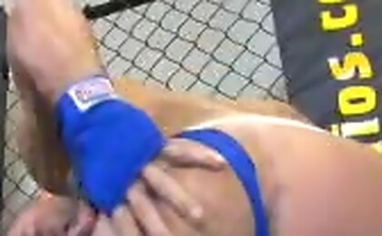It\\\'s time for some hot, sweaty action in the NextDoor Cage! 