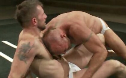Two HOT Muscle Men Duke it Out