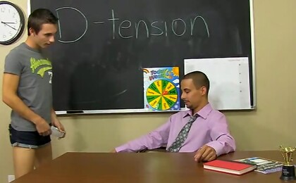 Jacobey London doesn't want to give up his short-shorts and does his best to convince his teacher Wade Westin.